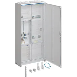 Hager ZB323T15DT Komplettschrank universZ 1100x550x205mm SchutzklasseII IP44 1ZP/VF-5rh/APZ 2feld