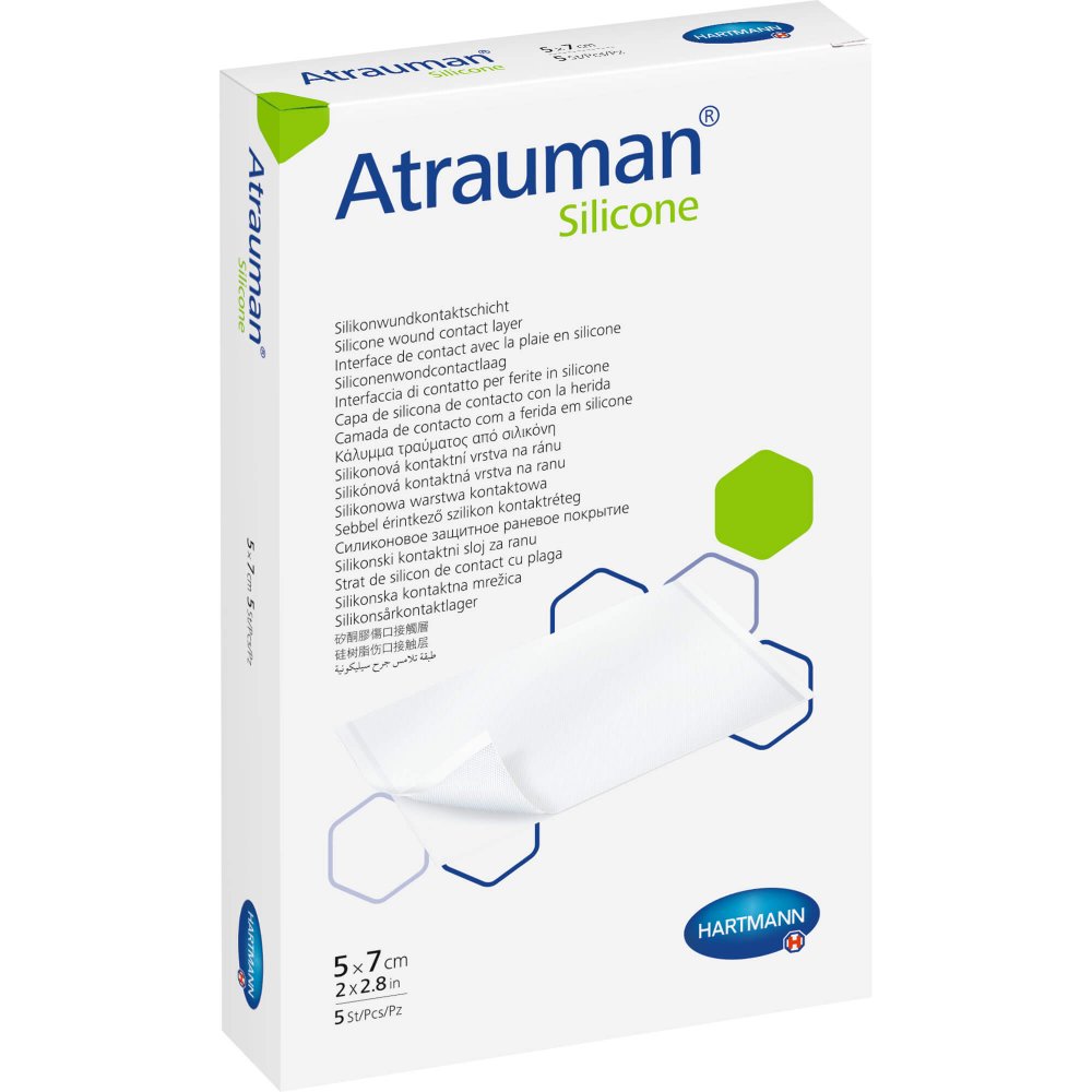 PAUL HARTMANN AG Atrauman Silicone steril 5x7 cm Kompressen 11666067