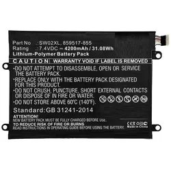 CoreParts Laptop Battery for HP (4000 mAh), Notebook Akku, Schwarz