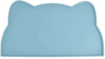 Uplift Essentials Food Grade Silicone Pet Bowl Mat blue