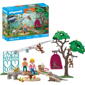 playmobil Spielset Animals & Friends 71855, ab 4 Jahre, Lustige Geburtstagsparty, 58 Teile