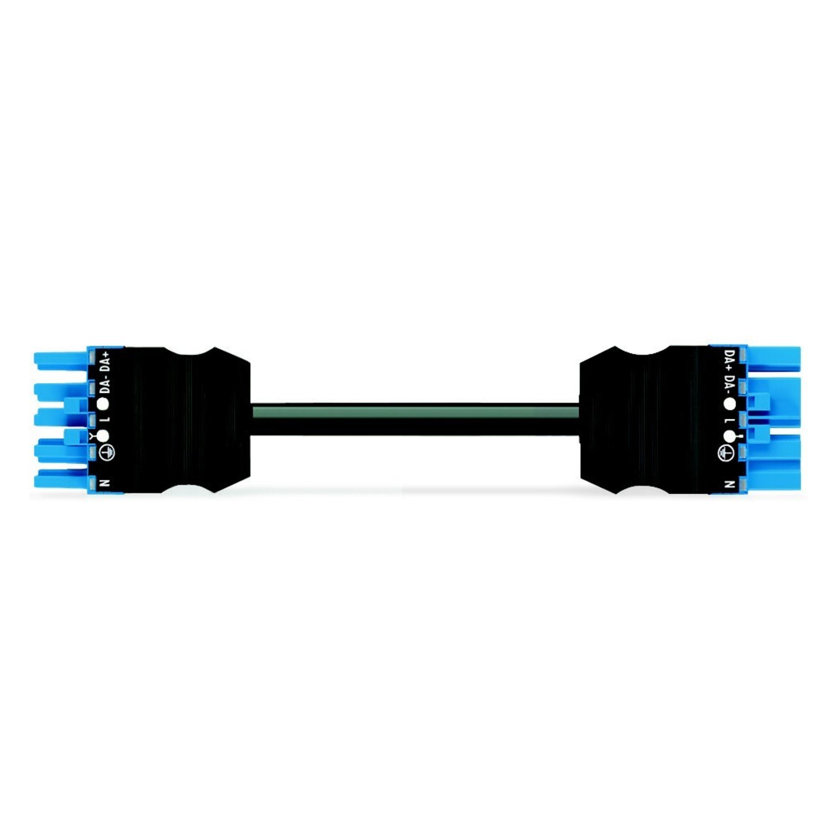 Wago Mellemkabel 3M HF Eca Hunstik - hanstik, blå (771-9985/016-301)