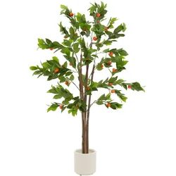 KUNSTPFLANZE Orangenbaum 160 cm aus Kunststoff