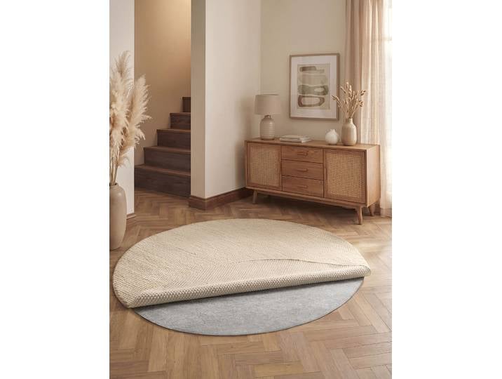 Sous-tapis Prove rond Ø 150cm Gris/Gris