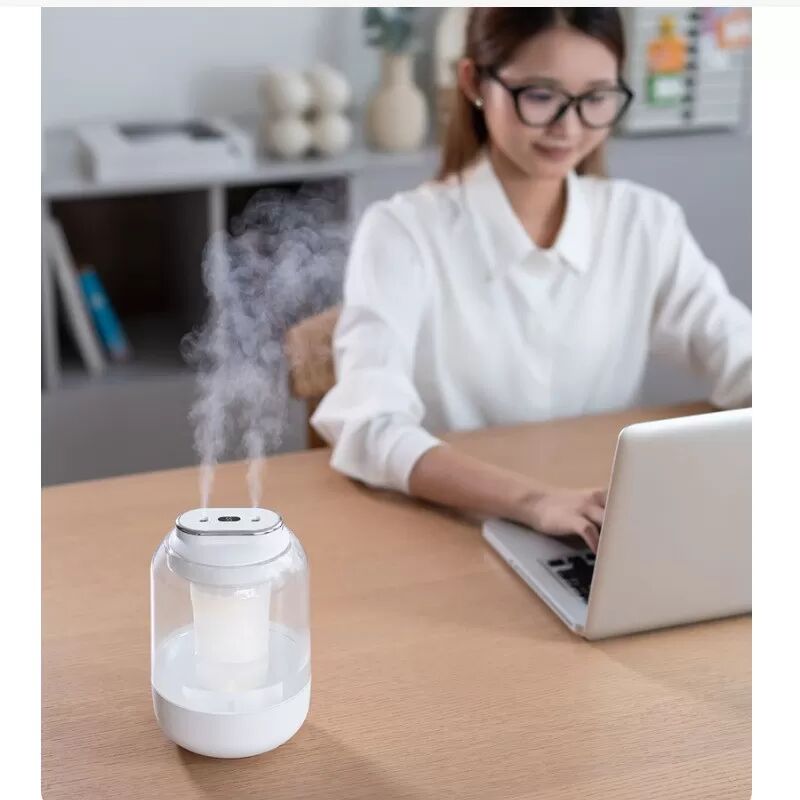 INF USB-Luftbefeuchter mit Aroma-Diffusor und LED-Licht für Schlafzimmer und Büro