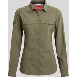 Craghoppers Damen NosiLife Adventure III Langarmbluse - 50 - Wild Olive
