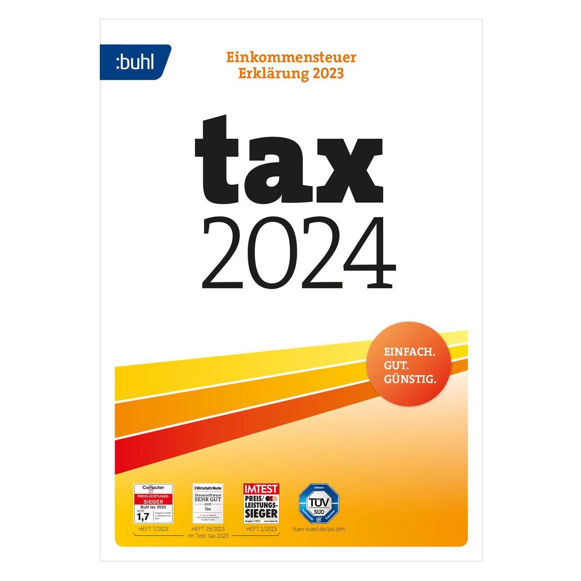 Buhl Data Service tax 2024 Download Code (1 User, unbegrenzt) (DL42941-24)