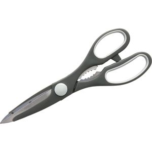 Nirosta Küchenschere 48133, Superschere, 21cm, aus Edelstahl, rostfrei, grau