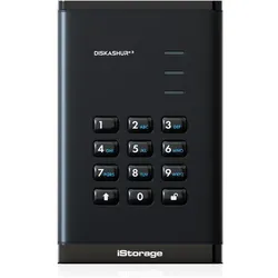 iStorage diskAshur3 HDD 4TB - Blue (4 TB), Externe Festplatte, Blau