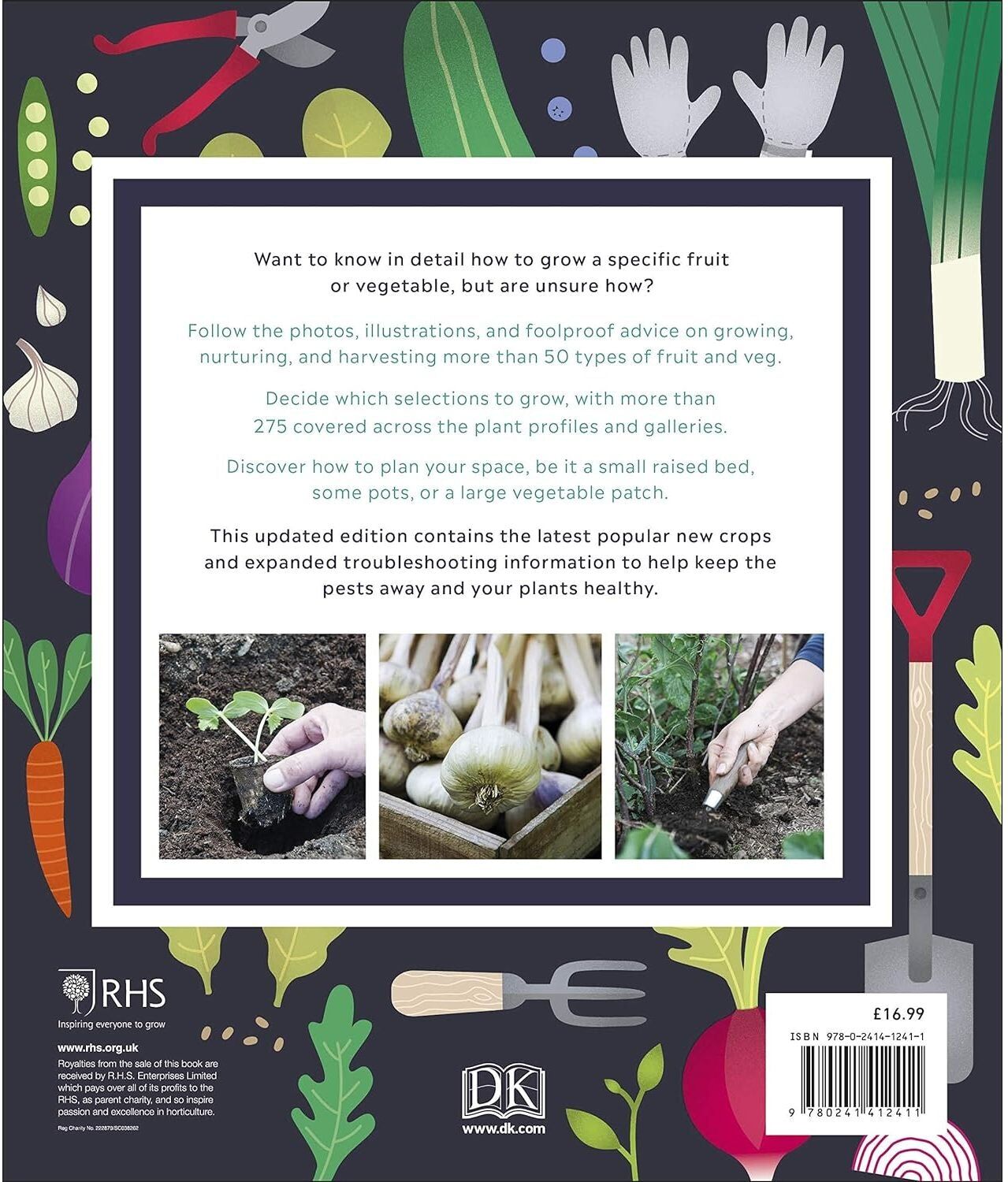 DK RHS Step-by-Step Veg Patch: A Foolproof Guide to Every Stage of Growing Fruit and Veg