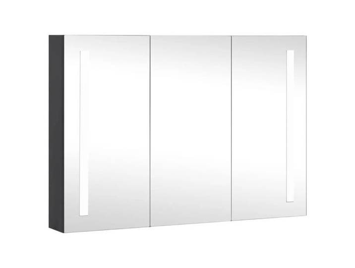 Armoire de salle de bain à miroir à LED - OVONNI - STAR®4466 MODERNE - Elégance - Chic - MDF - Salle de bain