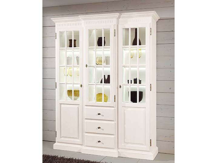 Armoire vitrine I 171 x 217 x 51cm Beige