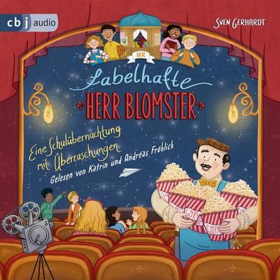 Der fabelhafte Herr Blomster - Eine Schulübernachtung mit Überraschungen - Sven Gerhardt, Audio, 9783837165180