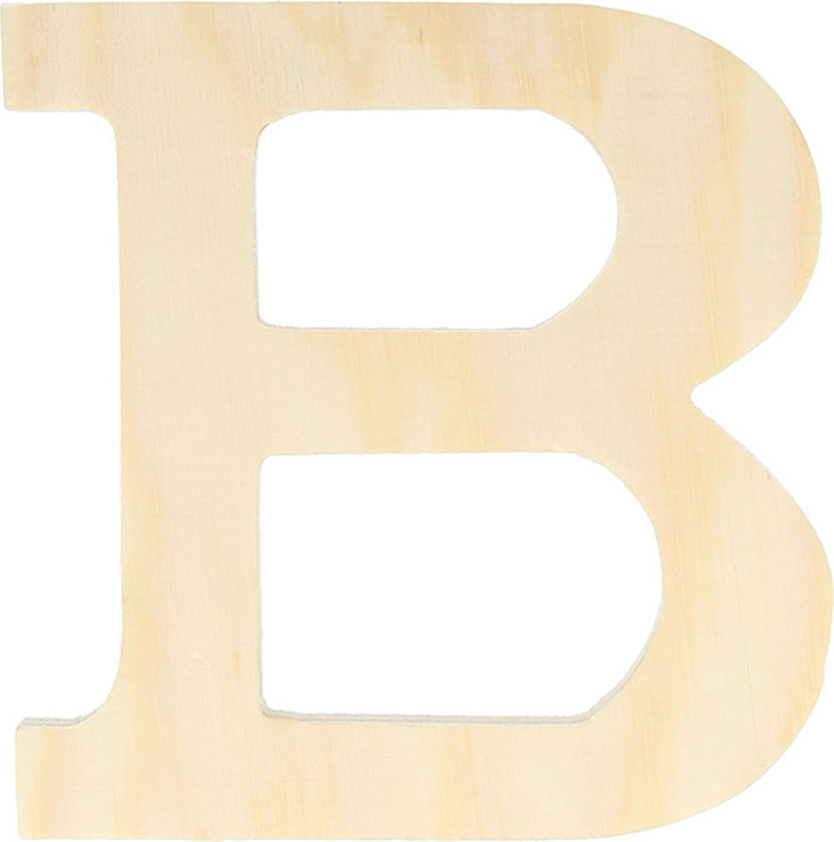 Artemio houten letter B, 11.5 cm