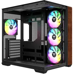 Thermaltake Geh View 380 WS Midi Tower "ARGB" Black retail (ATX, mATX, Mini-ITX), PC Gehäuse, Transparent, Schwarz