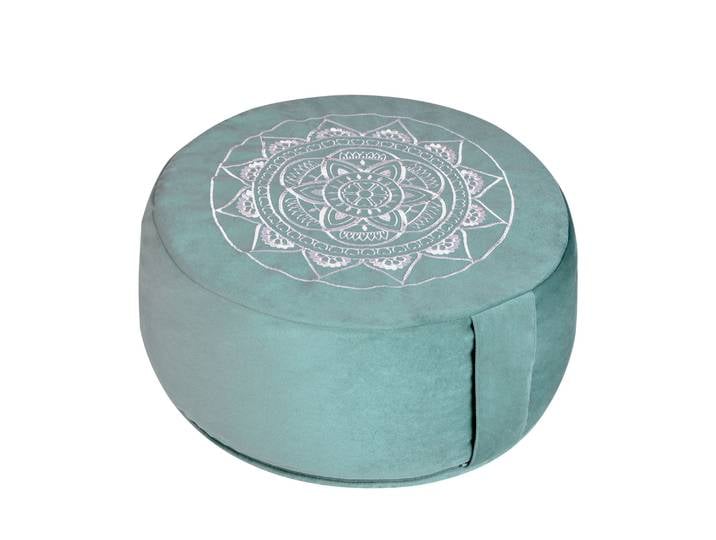 Meditationskissen Samt 40 x 20 cm mint