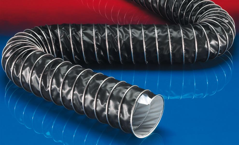 Norres Gewebeschlauch hitzebeständig (+170°C) Ø 100mm L: 6m CP PTFE/HYP-INOX 472