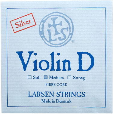 Larsen Violin String D Silver Medium
