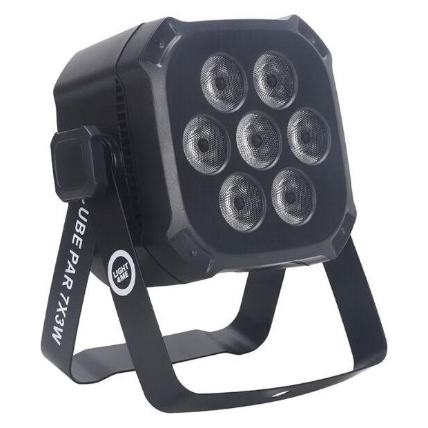 Light4Me CUBE PAR 7X3W Scheinwerfer PAR Lighting (3 W, LED) (5908249823310)