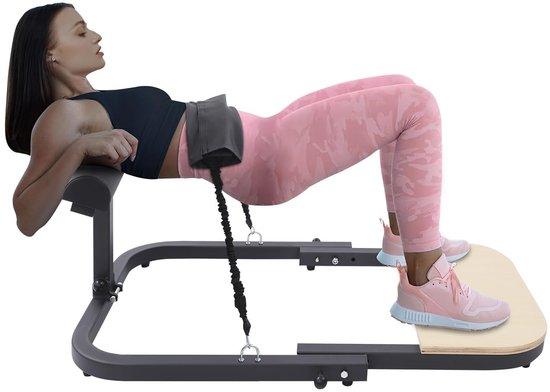 Solidchoice - Faltbares Hüfttrainingsgerät mit zwei Widerstandsbändern für das Training zu Hause