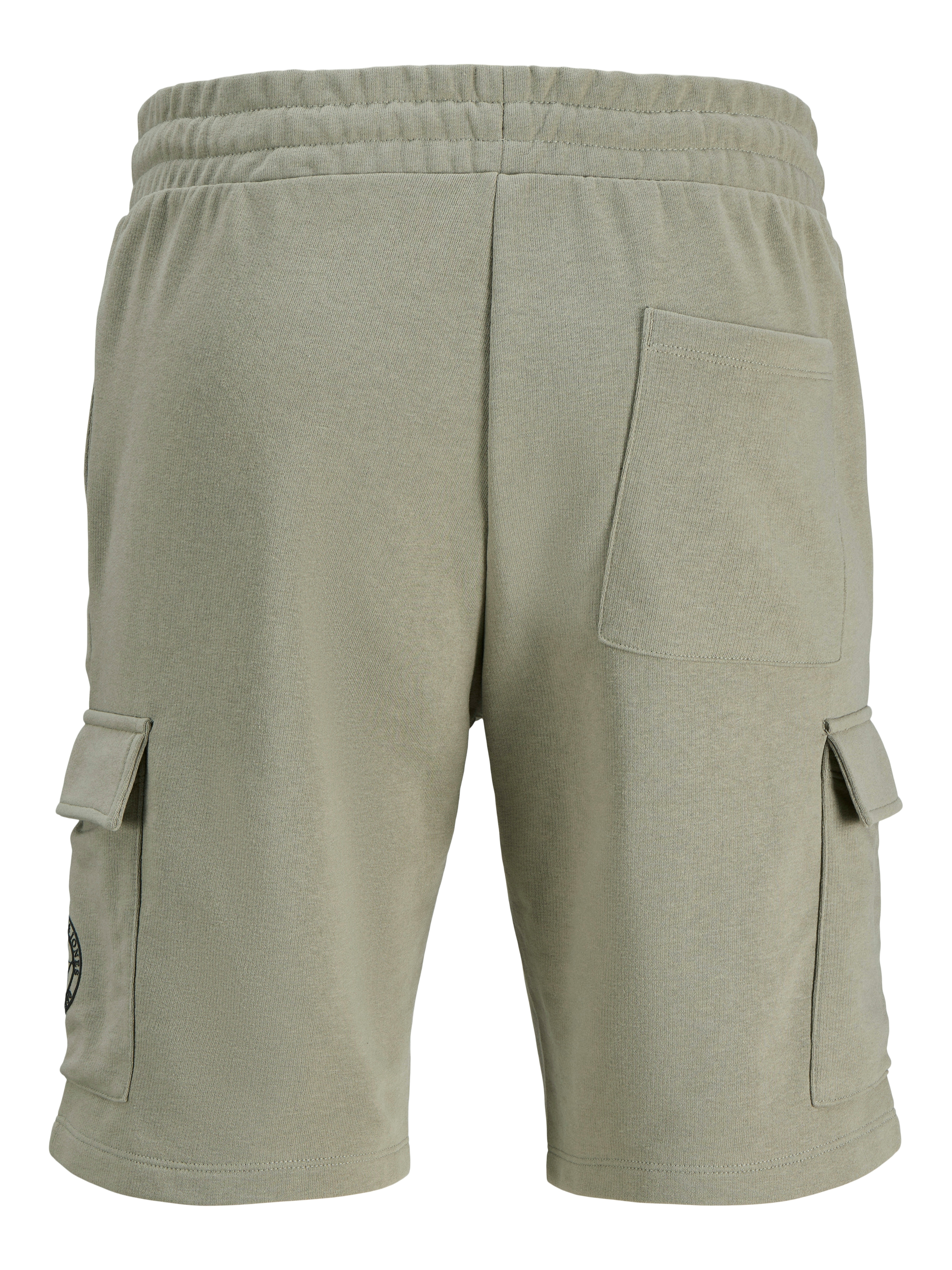 Sweatshorts "JPSTGORDON ALLIANCE SWEAT SHORTS PLS", Herren, Gr. 46 (6XL), N-Gr, beige (vetiver), angeraute Sweatware, Obermaterial: 60% Baumwolle, 40% Polyester, JACK & JONES PLUSSIZE, unifarben, regular fit, Hosen Sweatshorts vetiver 46 (6XL), N-Gr