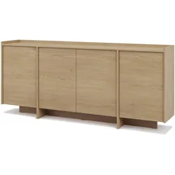 KOMMODE Juni mit 4 Türen, 200 cm, eiche Cremona