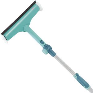 Leifheit Fensterreinigungsset Click-System, 51120, Abzieher 32cm mit Einwascher & Teleskopstiel