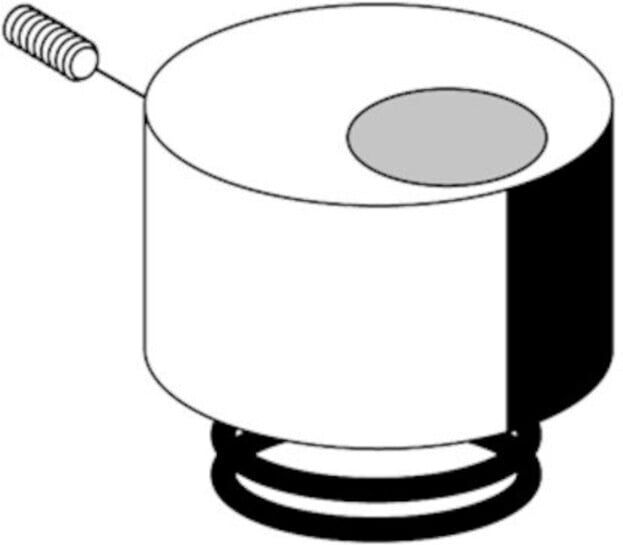 Couvercle de commande Schell avec ressort de compression chromé (230420699)