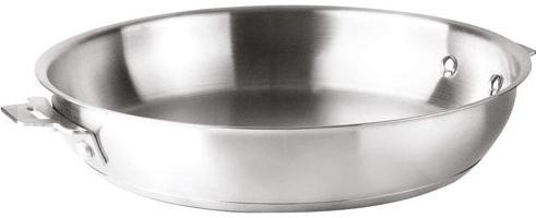 Lacor 56728 roestvrijstalen koekenpan, 28 cm