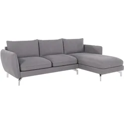 ECKSOFA Elou Grau Microfaser