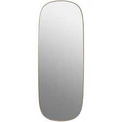 Muuto Framed Spiegel, large, rosa / glasklar