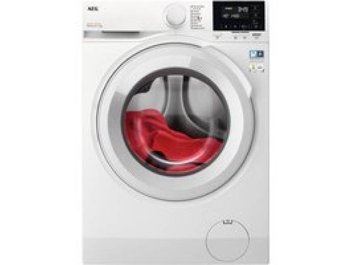 Lave-linge frontal blanc - AEG - 1400 tr/min - Commande électronique et tactile - Écran LCD - Départ différé