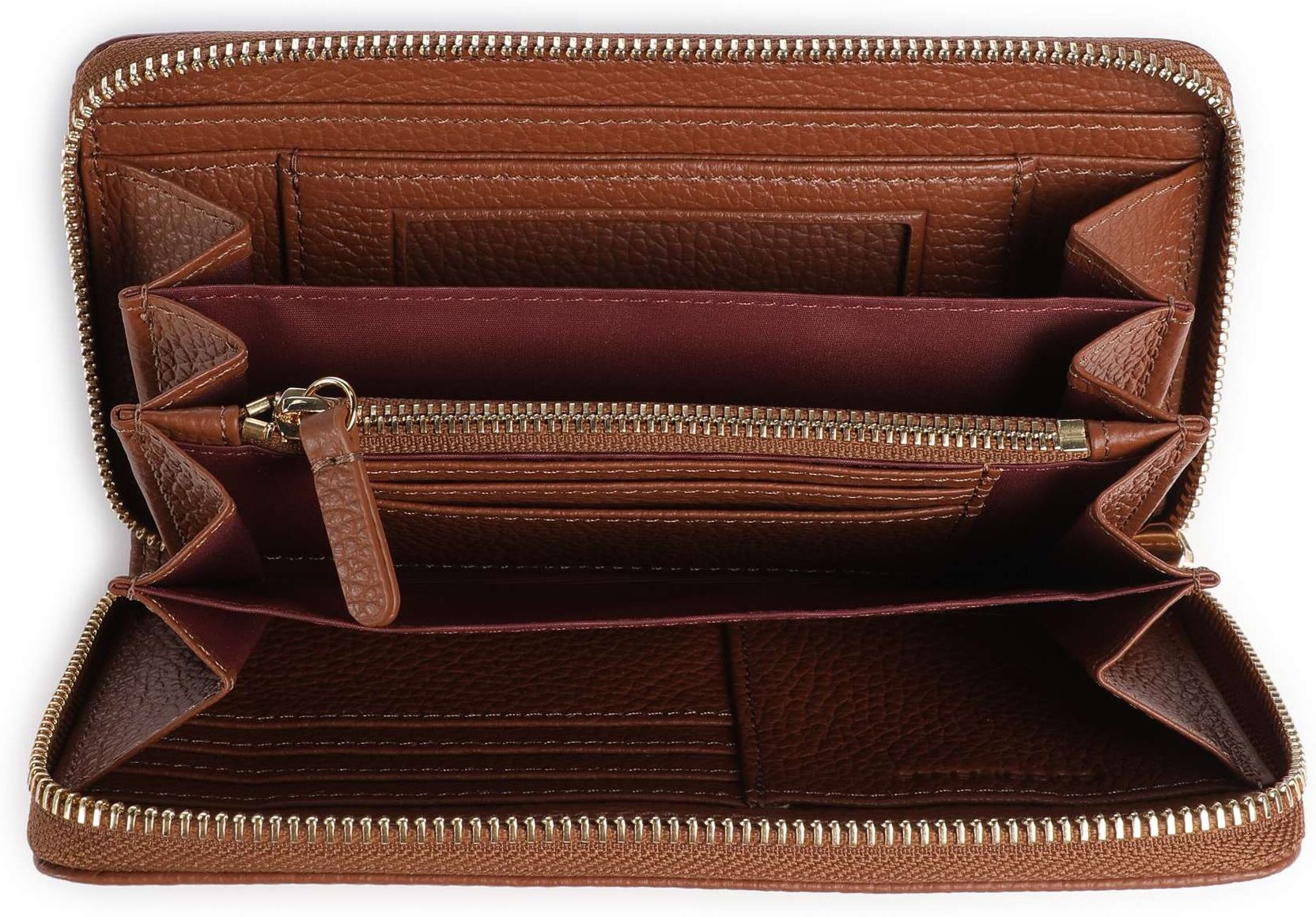 Coccinelle Metallic Geldbörse, braun