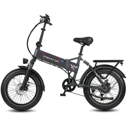 Maxtron Maxtron Polaris Falt E-Bike,HR-Nabenmotor,SHIMANO 7-Gang,mech.Scheibenbremse,dunkelgrau