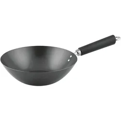 Ken Hom Wok - Karbonstahl mit Antihaftbeschichtung/Phenolharz-Griff, Ø 20 cm