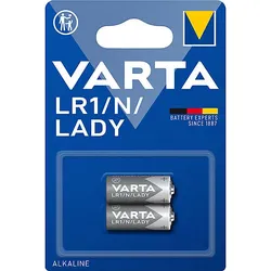 VARTA Batterie Electronics LR1/N/Lady/Al-Mn 4001 Bli.2