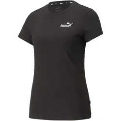 PUMA Ess+ Metallic Embroidery T-Shirt Damen PUMA black S