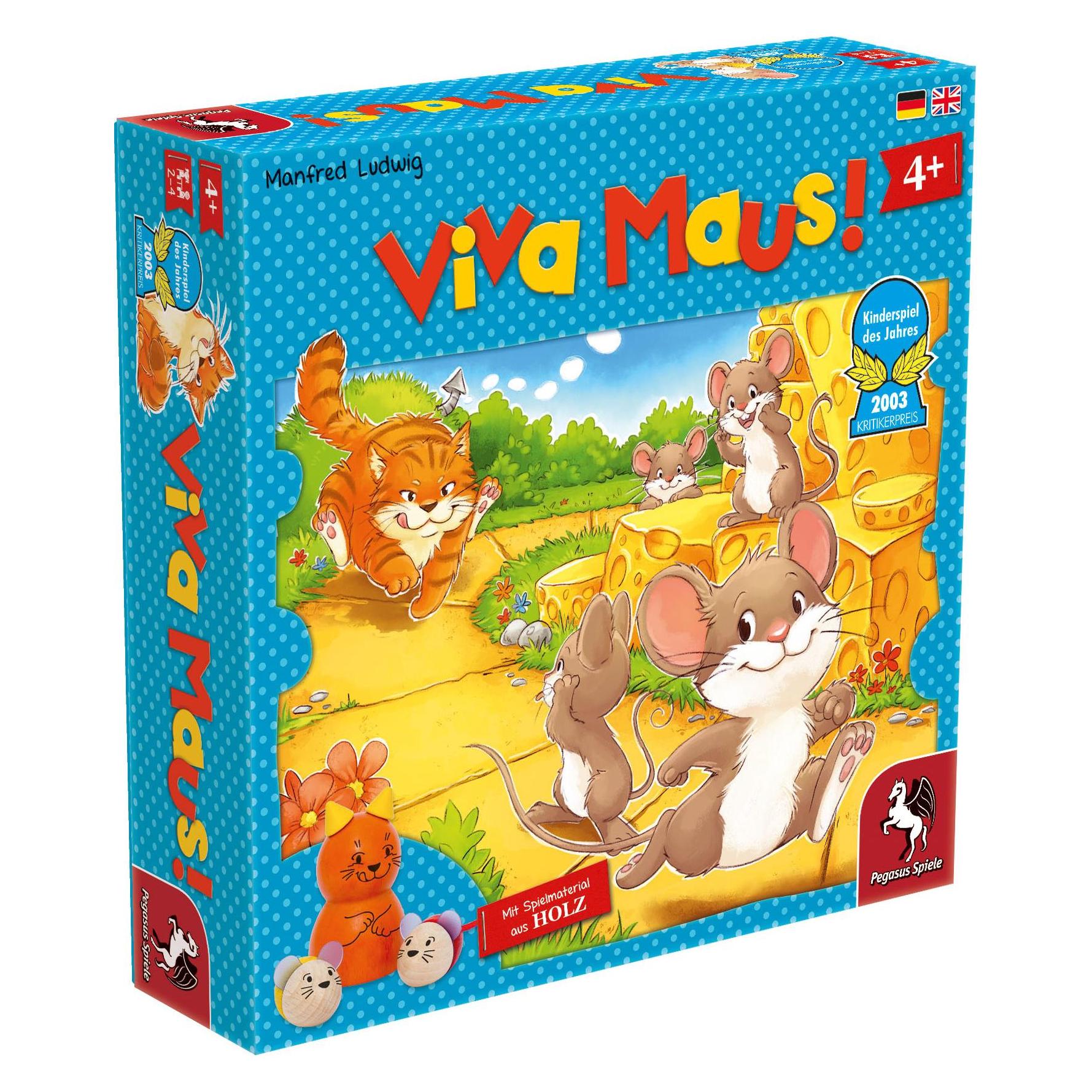 Pegasus Viva Topo! Kinderspiel des Jahres 2003 (Deutsch, 2 - 4 Spieler) (66003G)