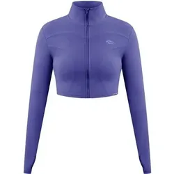 SMILODOX Crop Jacke Brianna, Größe S in Blau Blau