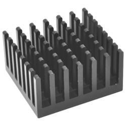 Fischer Elektronik ICK PGA17X17X12 ICK PGA17X17X12 Kühlkörper 9 K/W (L x B x H) 43.6 x 43.6 x 12.3 mm
