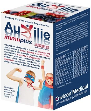 ENVICON MEDICAL Srl Auxillie Immuplus Junior, 30 Stick