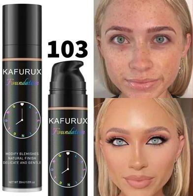 Uplifted Finds Liquid Foundation Waterproof Concealer Face Makeup Base 103