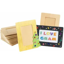 Colorations, Bilderrahmen, Färbungen – Dekorieren Sie Ihren eigenen Holz-Fotorahmen, 12er-Set (20 x 16 cm)