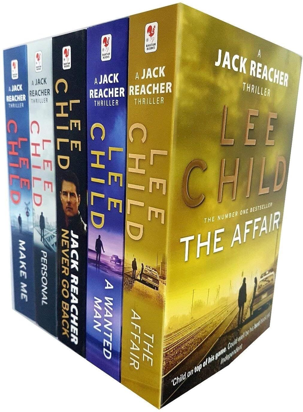 Bantam Jack Reacher Series (Books 16-20) by Lee Child - 5 Books Collection Set - Paperback - The Affair, A Wanted Man, Never Go Back, Personal, Make Me