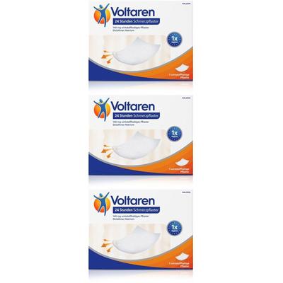 Voltaren 24 Stunden Schmerzpflaster 3x 3x5 St Pflaster