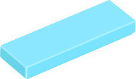 LEGO 100 onderdelen type 63864 middelblauw