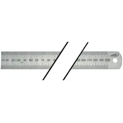 Helios Preisser Stahlmaßstab L.1500mm rostfr.Stahl biegsam Teilung A=mm/mm H.PREISSER