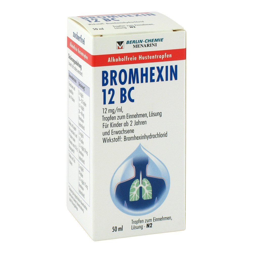 BERLIN-CHEMIE AG BROMHEXIN 12 BC 06890555