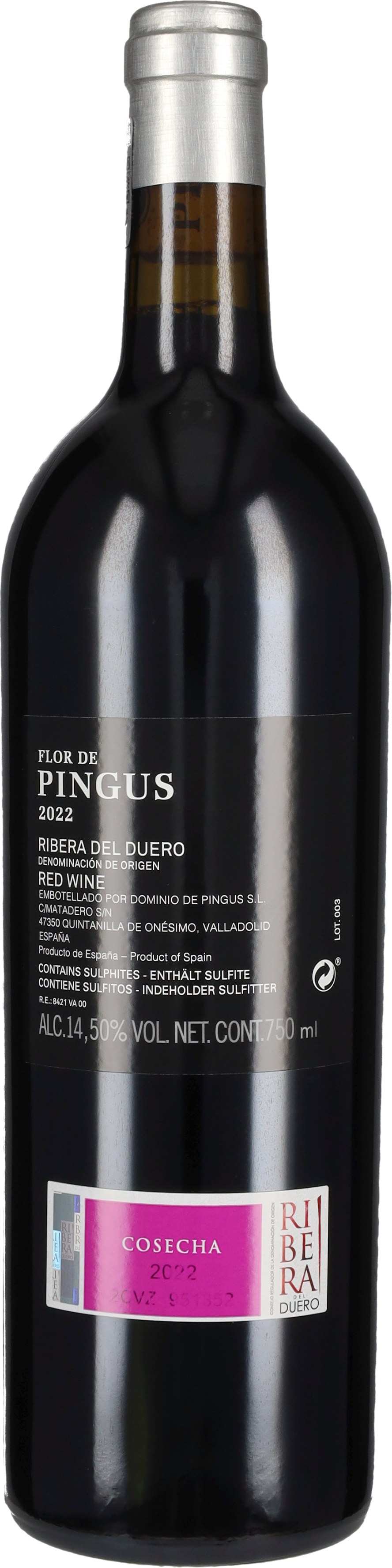 Ribera del Duero 'Flor Pingus' Dominio de Pingus 2022