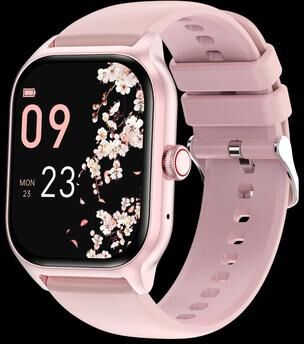 Uplift Essentials 2.01 inch HD Large Screen Smartwatch pink